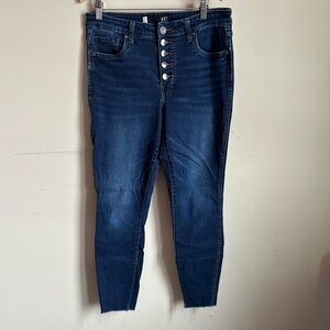 Kut from the Kloth Dark Blue Ankle Jeans